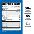 thumbnail image 2 of Nutricost Grass-Fed Whey Protein Isolate (Unflavored) 5LBS - rBGH Free, Non-GMO & Gluten Free, 2 of 5