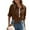 Brown, variant on BILIKEYU Women's Daily Casual Linen Long Sleeve Shirts Tops, Womens Tops, Fall Clothes for Women, Long Sleeve Shirts for Women