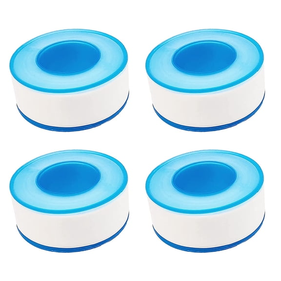 Teflon Tape.Plumbers Tape.Plumbing Tape.PTFE Tape.Thread Tape.Plumber Tape for Shower Head.Pipe Sealing.Thread Seal.White (1/2 in 4 Rolls)