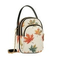 thumbnail image 7 of FORMRS Crossbody Bag for Women Shoulder Cell Phone Purse with Zipper, Orange Autumn Leaves, 7 of 7