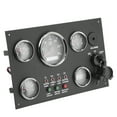 thumbnail image 2 of Combination Meter, Stainless Steel Red Backlight Nickel-plated Plastic Reliable Engine Speed Meter, For Engines Generator Sets, 2 of 8