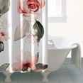thumbnail image 5 of Waterproof Pioneer Shower Curtain 36x72 Inch Polyester Unique Colorful Floral Shower Curtain for Bathroom Hotel Home Decor with 7 Plastic Hooks, 5 of 5
