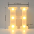 thumbnail image 3 of TUITOONM White LED Letter Lights for Decor Battery-Powered Standing/Hanging Alphabet Signs Warm Glow for Home/Events, 3 of 8