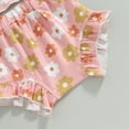 thumbnail image 4 of Bagilaanoe 2pcs Toddler Baby Girl Shorts Set Flower Print Sleeveless Cami Tank Tops + Shorts 6M 12M 18M 24M 3T Kids Casual Summer Clothes, 4 of 5