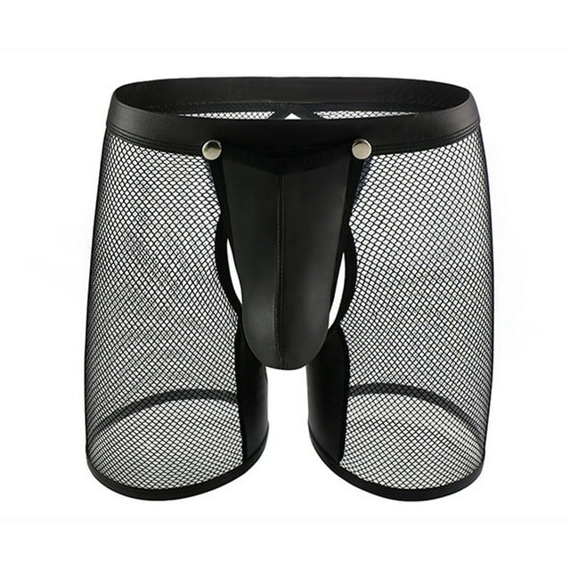 Ropa Interior Para Hombre Calzoncillos Bóxer Transparentes Malla Lencería Calada Bragas Transpirables Calzoncillos Odeerbi ODB139893