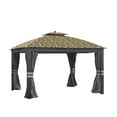thumbnail image 1 of Garden Winds Replacement Canopy Top Cover for the Allen and Roth Wicker Gazebo -Standard 350 - Camo Sand, 1 of 8