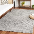 thumbnail image 4 of SAFAVIEH Micro-Loop Charlotte Solid Area Rug, Dark Grey/Ivory, 4' x 6', 4 of 5