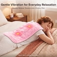 thumbnail image 3 of Heating Pad, Weighted Heating Pad with Massaging Vibrations, Massage Heating Pad for Back Cramps Shoulder Pain Relief, 6 Heat Settings & 4 Massage Modes, Gifts for Christmas, 24" x 12", 3 of 10