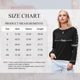 thumbnail image 2 of TEMOFON Fall Tops for Women Casual Crew Neck Long Sleeve Womens Tops Lightweight Knit Blouses Business Basic Shirts S, 2 of 8
