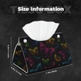 thumbnail image 5 of Sikiie Butterfly Leather Tissue Box Cover Rectangle, Long Tissue Box Cover, Tissue Box Holder, Tissue Holder for Bathroom, 5 of 7