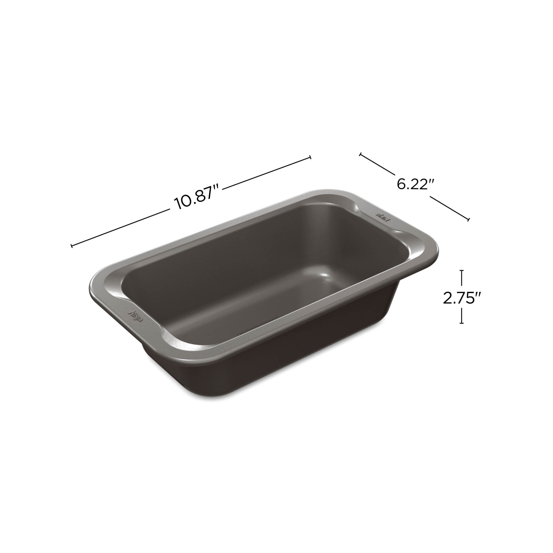 (2 pack) Ninja Foodi NeverStick Essential 5" x 9" Aluminum Loaf Pan