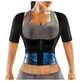 thumbnail image 2 of Vest Top Women's Sweat Enhancing Fitness Suit Long Sleeve Workout Gear For High Intensity Training" Athletic Vest Women Lightweight Winter Plaid Wind Vests Womens Active Double Women Western Blue S, 2 of 3