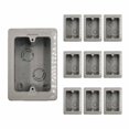 thumbnail image 1 of 10 Pzs Caja Universal Con Fondo Pvc Red Electrico Canaleta blanco 12.3cm, 1 of 6
