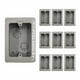thumbnail image 1 of 10 Pzs Caja Universal Con Fondo Pvc Red Electrico Canaleta blanco 12.3cm, 1 of 6