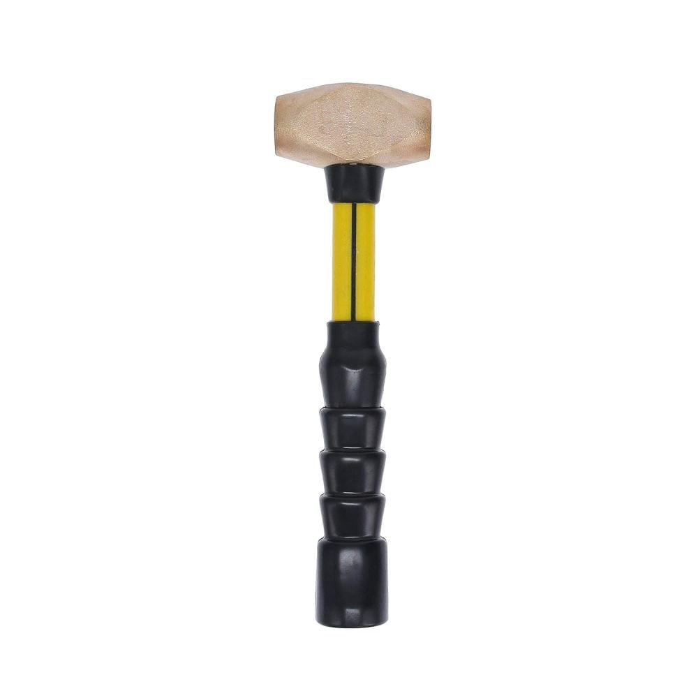 Nupla BRS1.5 Classic Brass Hammer, SG Grip, 12" Long Handle
