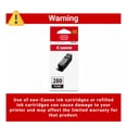 thumbnail image 4 of (4 pack) Canon, CNMPGI280PBK, PG-280 Pigment Black Ink Cartridge, 1 Each, 4 of 9