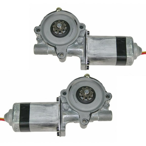 TRQ Power Window Lift Motor Pair Set of 2 for Ford Pickup Truck Lincoln Mercury WMA04378