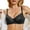 Black, variant on yunLCZ Comfortable Wireless Bra Womens Underwire Bra Lace Floral Bra Unlined Unpadded Plus Size Full Coverage Bra T-Shirt Bra