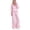 Pink, variant on Szluipve 2 Piece Sets for Women Polka Dot 2 Piece Outfit Button Lapel Collar Long Sleeve Scalloped Hem Top High Waist Wide Leg Pants Casual Loungewear Tracksuit Set Navy L