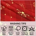 thumbnail image 6 of Gold Snowflake & Red Buffalo Plaid Christmas Tablecloths, 60 x 84 Inch, Waterproof Table Cover for Kitchen, Dining, Holiday, 6 of 6