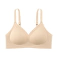thumbnail image 2 of ATOYSOY Wireless Women Bras Comfortable Seamless Delta Cup Bra No Underwire Adjustable Straps Solid Color For Everyday Wear And Light Activities, 2 of 5