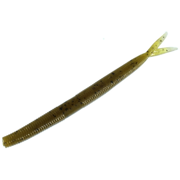 Zoom Fluke Stick Jr Green Pumpkin 10pk