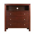 thumbnail image 7 of Passion Furniture Burlington Cherry 3 Drawer Chest of Drawers (34 in L. X 17 in W. X 36 in H.), 7 of 7