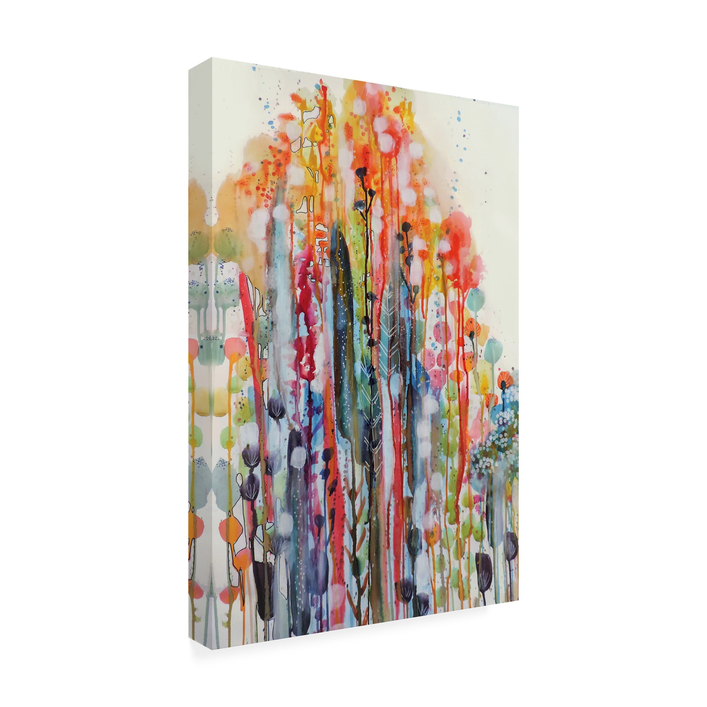 Sylvie Demers 'Petit Jardin 1' Canvas Art