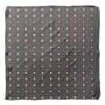 thumbnail image 4 of Bimba Gray Diamond Geometric Pure Silk Printed Head Bandanas Summer Neck Wrap Scarf 40 x 40 Inches, 4 of 6