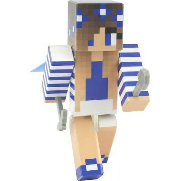 Blue Flower Girl Action Figure Toy, 4 Inch Custom Series Figurines by EnderToys