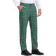 thumbnail image 5 of Pantalones de vestir a cuadros para hombres INSPIRE CHIC, pantalones formales de negocios, 32 Verde Negro, 5 of 7