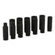 thumbnail image 1 of Juego De 11 Dados De Impacto Largos Métricos 3/8 Urrea 72212, 1 of 3