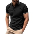 thumbnail image 1 of Men's Summer Leisure Culture Breathable Short Sleeved Shirt Top 2XL, 1 of 4