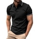 thumbnail image 1 of Men's Summer Leisure Culture Breathable Short Sleeved Shirt Top 3XL, 1 of 4