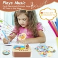 thumbnail image 5 of Kids Phonograph with 96 Cards, Kids Record Player with Story and Music Records , Toddler Music Player, Educational Phonograph for Boys and Girls Age 3+, Toddler Toys for Early Learning (Brown), 5 of 8