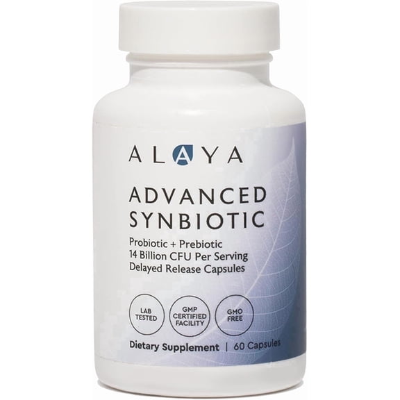 Alaya Naturals Advanced Synbiotic - Pre  & Probiotics for Gut Health Support for Adults - Trusted by Wellness Expert Jillian Michaels
