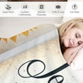 thumbnail image 3 of Nawypu Blanket with Name Text,Sunflower Seven Star Ladybug Super Soft Throw Blanket for Couch Sofa Bed, 3 of 6