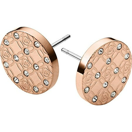 Michael Kors Mkj4277 Rose Gold Heritage Monogram Earrings Michael Kors Mkj4277 Rose Gold Heritage Monogram Earrings