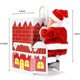 thumbnail image 3 of Muñeco de Papá Noel para niños, juguete para escalar, chimenea, música, adorno de decoración navideña Sailing Electrónica, 3 of 5