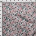 thumbnail image 4 of oneOone Viscose Chiffon Dusty Pink Fabric Abstract Floral Sewing Craft Projects Fabric Prints By Yard 42 Inch Wide, 4 of 5