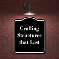 thumbnail image 2 of Crafting Structures that Last BLACK Aluminium Composite Sign 8.5''x10'', 2 of 8