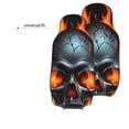 thumbnail image 6 of Sikiie Flame Metal Skull Car Seat Protector 2 Pack Car Seat Cushion Mat, Car Seat Covers for SUV, Truck, Van, 6 of 7