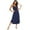 Navy Blue, variant on Nightgown Womens Sleeveless Sleepwear V Neck Racerback Sleep Dress