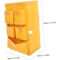 thumbnail image 2 of NovaBreeze Janitorial Cart Bag, Waterproof Oxford Cleaning Tote（Yellow）, 2 of 7