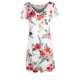 thumbnail image 4 of Vestido casual estampado de manga corta con cuello en V de moda de verano para mujer Fridja  bnh4144, 4 of 5