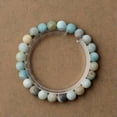 thumbnail image 2 of EOEMY Fashion Men Women 8mm Spot Gemstone Beads Charm Stretchable Balance Bracelets-176-14, 2 of 3