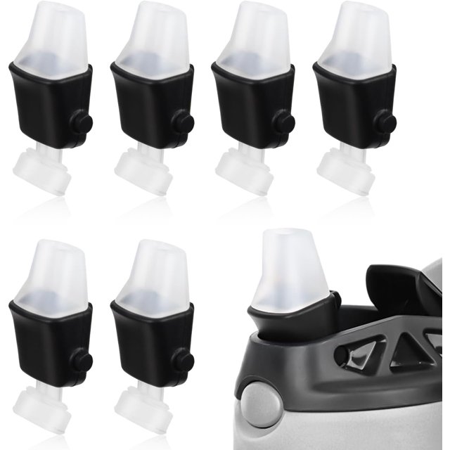 6pcs Replacement Spout for Contigo Aubrey, Silicone Water Bottle Mouthpiece Replacement Lid Parts Mouth Piece Accessories for Contigo Water Bottle 14oz/20oz for Kids (Spout Only)