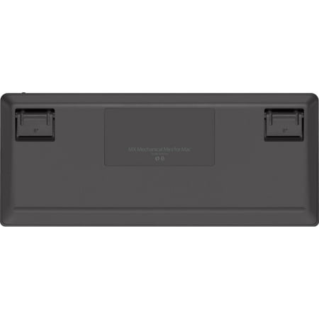 Logitech - MX Mechanical Mini for Mac Compact Wireless Mechanical Clicky Switch Keyboard for macOS/iPadOS/iOS with Backlit Keys - Space Gray
