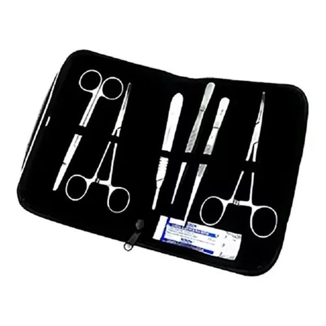 Estuche Equipo Medico Retiro Puntos 8pzas Hergom Premium