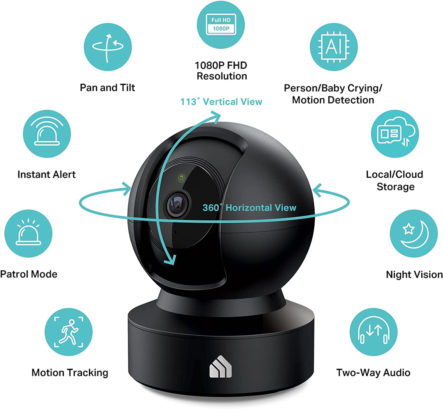 Kasa Smart Kasa Spot Indoor/Outdoor Full HD Network Camera, Color